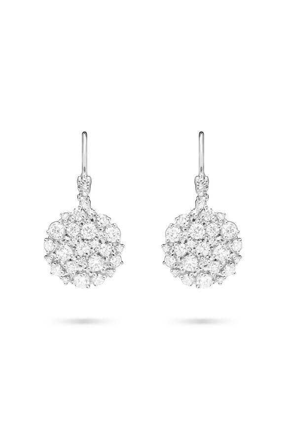 Paul Morelli 18k White Gold Confetti Circle Earring - view 1