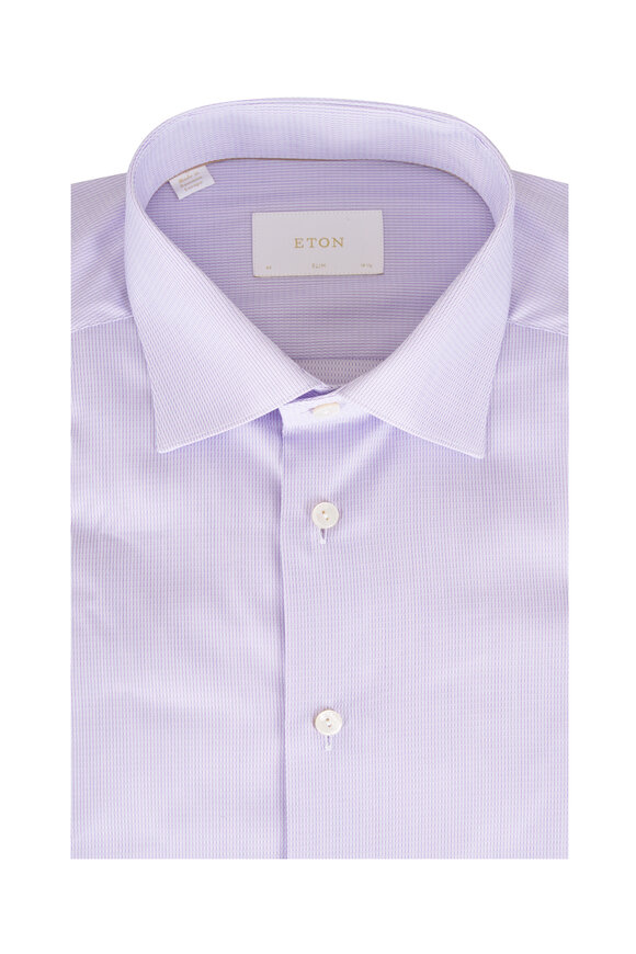 Eton Light Purple Supima Cotton Dress Shirt - view 1
