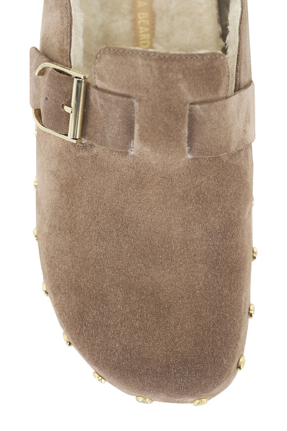 Veronica Beard - Fern-2 Taupe Shearling Mule