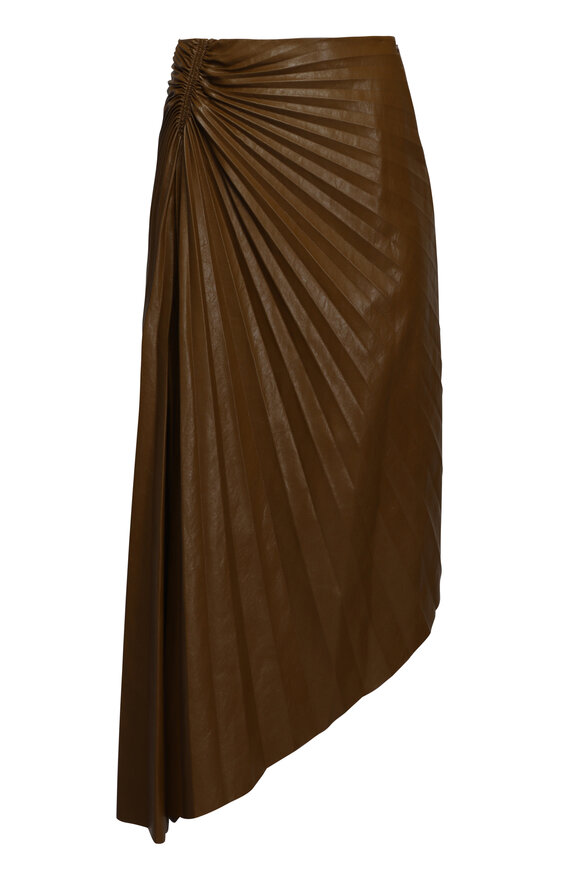 Vince - Dark Coastal Tie Front Asymmetric Skirt | Mitchell