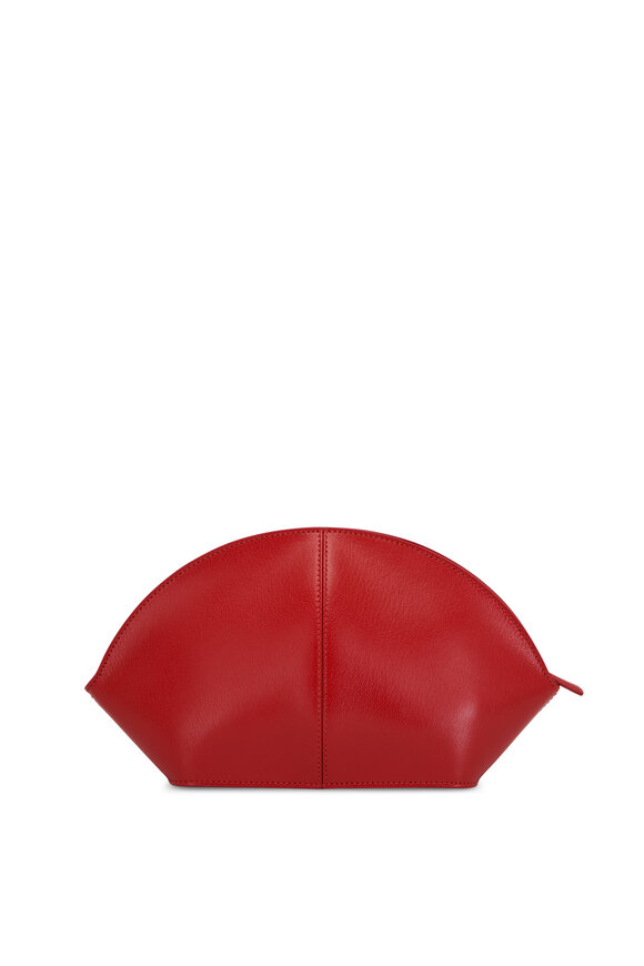 The Row - Mel Ruby Leather Clutch