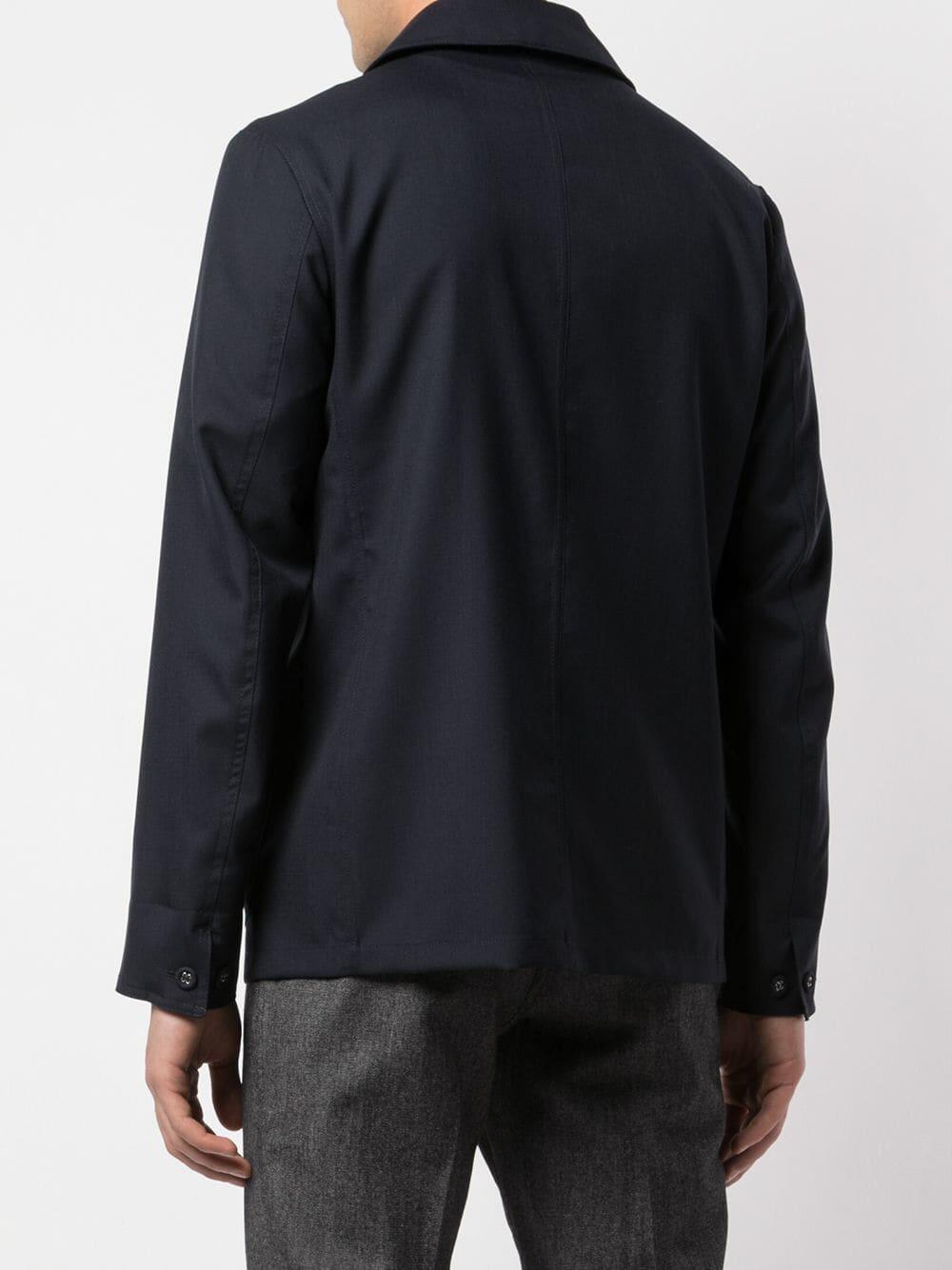 Officine Generale - Aris Navy Fresco Wool Jacket