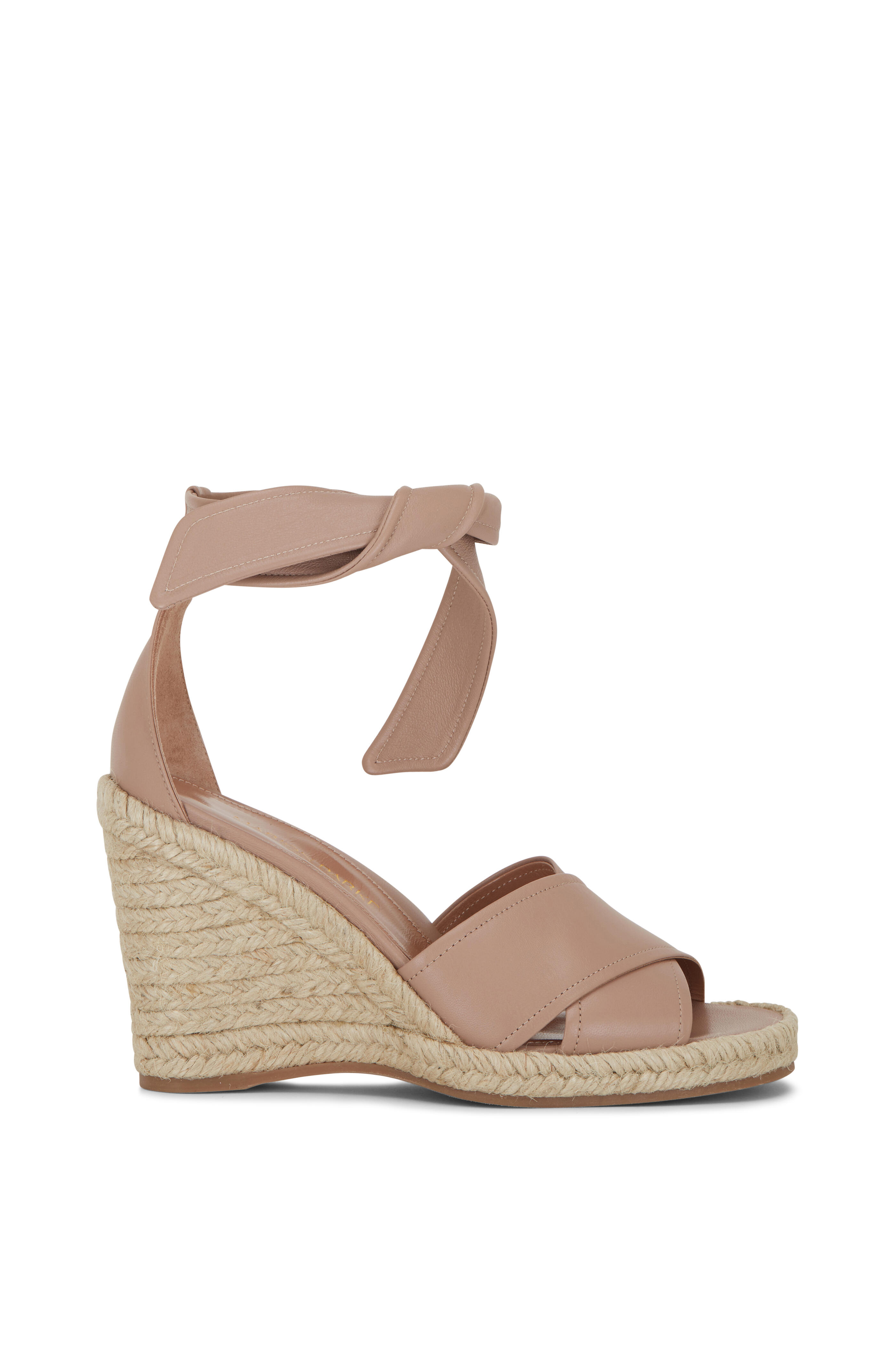 Marion Parke - Mitchell Sand Leather Multi Strap Pump, 85mm