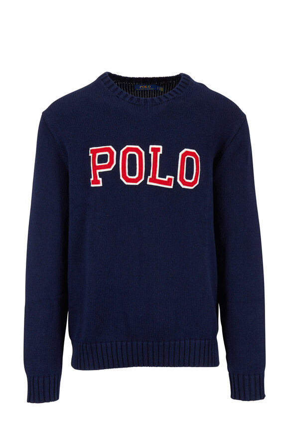 Polo Ralph Lauren - Navy Cotton Logo Sweater