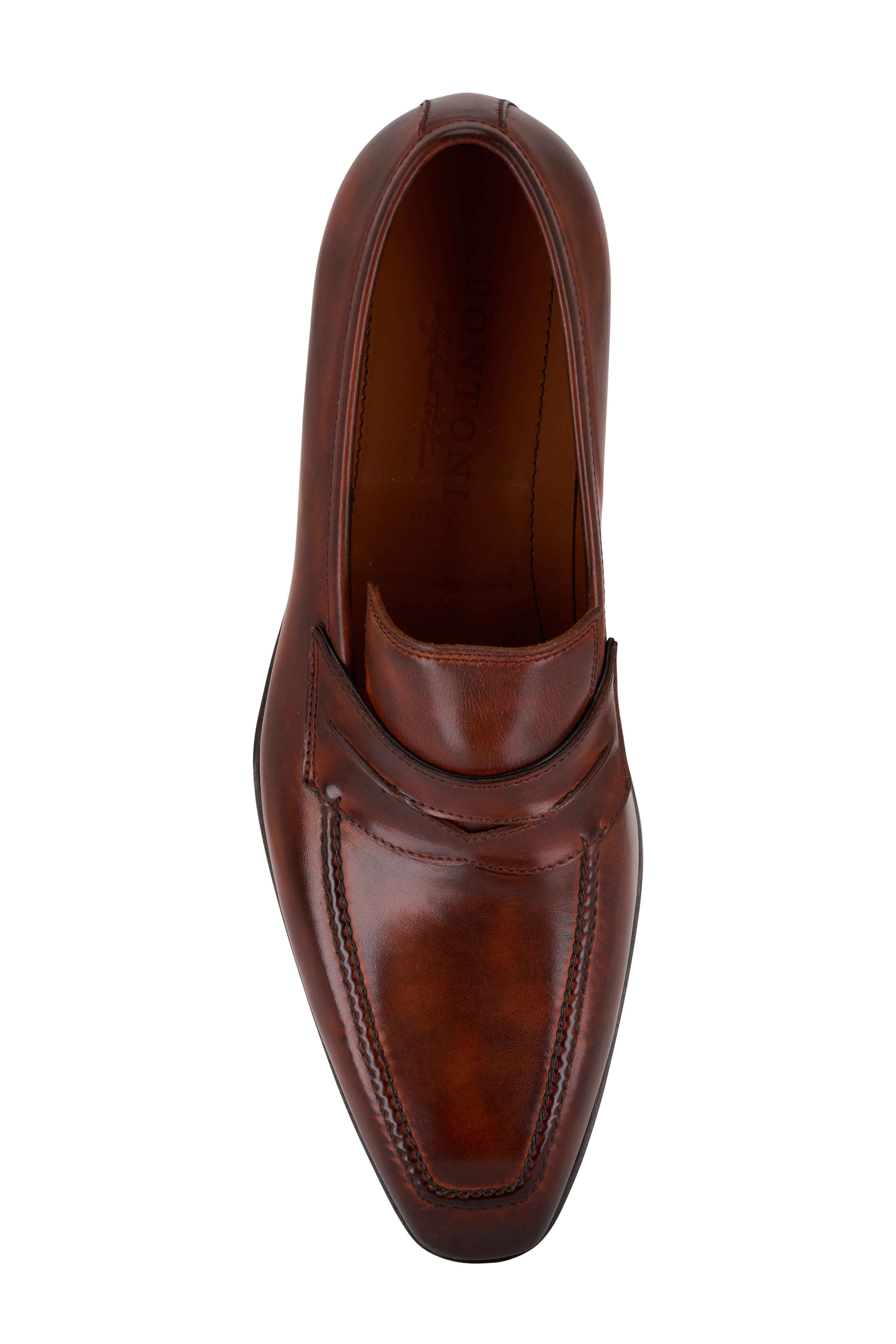 Bontoni - Capitano Brown Leather Loafer