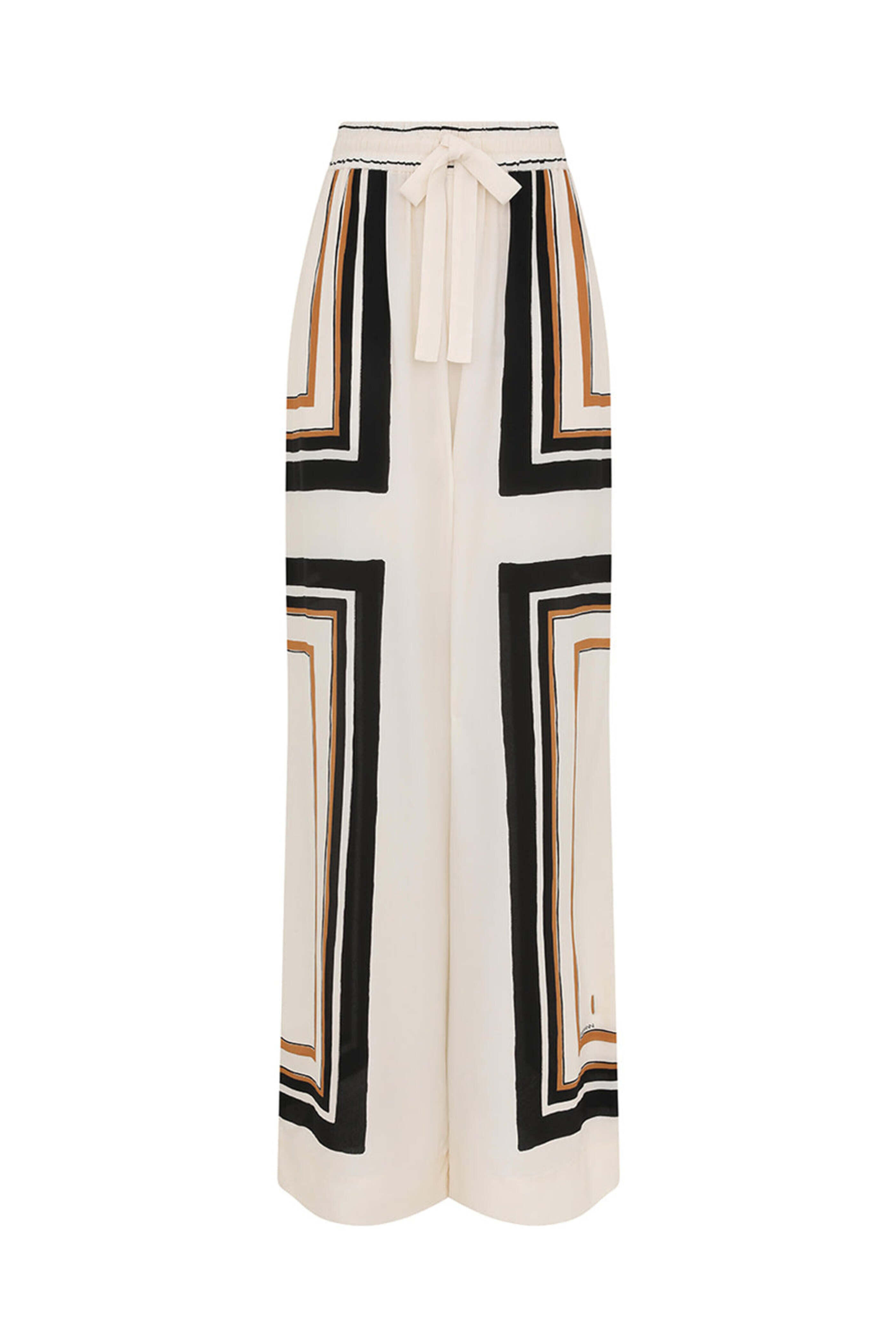 Zimmermann - Striped Draw Waist Pant