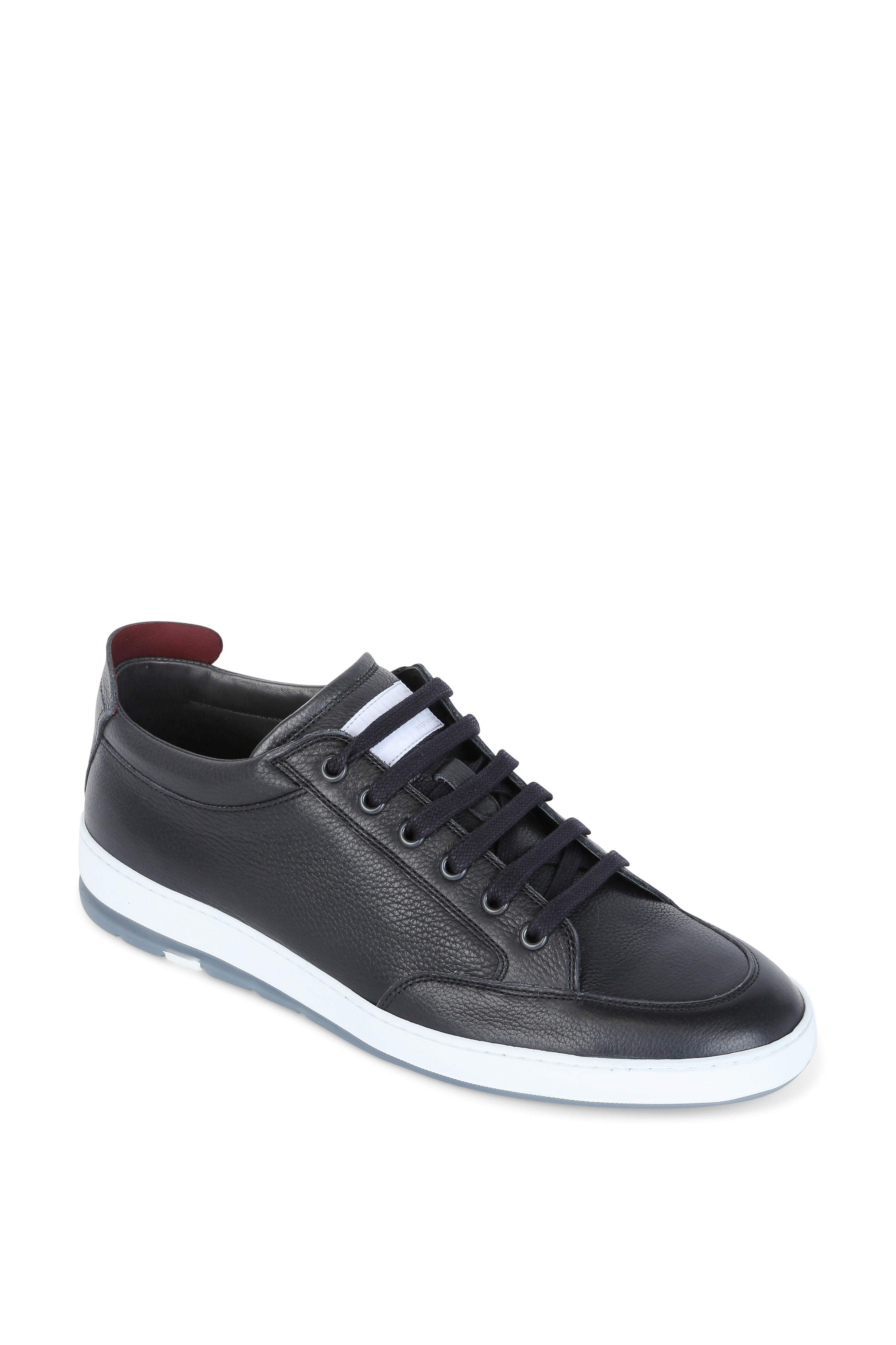Heschung - Travel Black Leather Street Sneaker