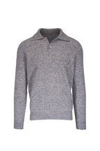 美品　Brunello Cucinelli グレー Vネック トップス L BRUNELLO CUCINELLI cashmere V-neck jumper light grey | BRAUN
