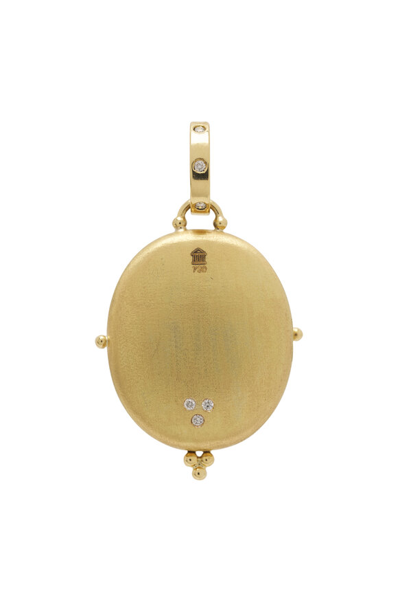 Temple St. Clair - Yellow Gold Tree Of Life Diamond Locket