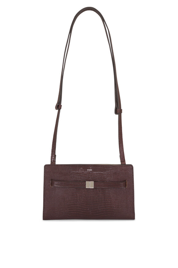 Totême Belted Brown Embossed Leather Crossbody - view 1