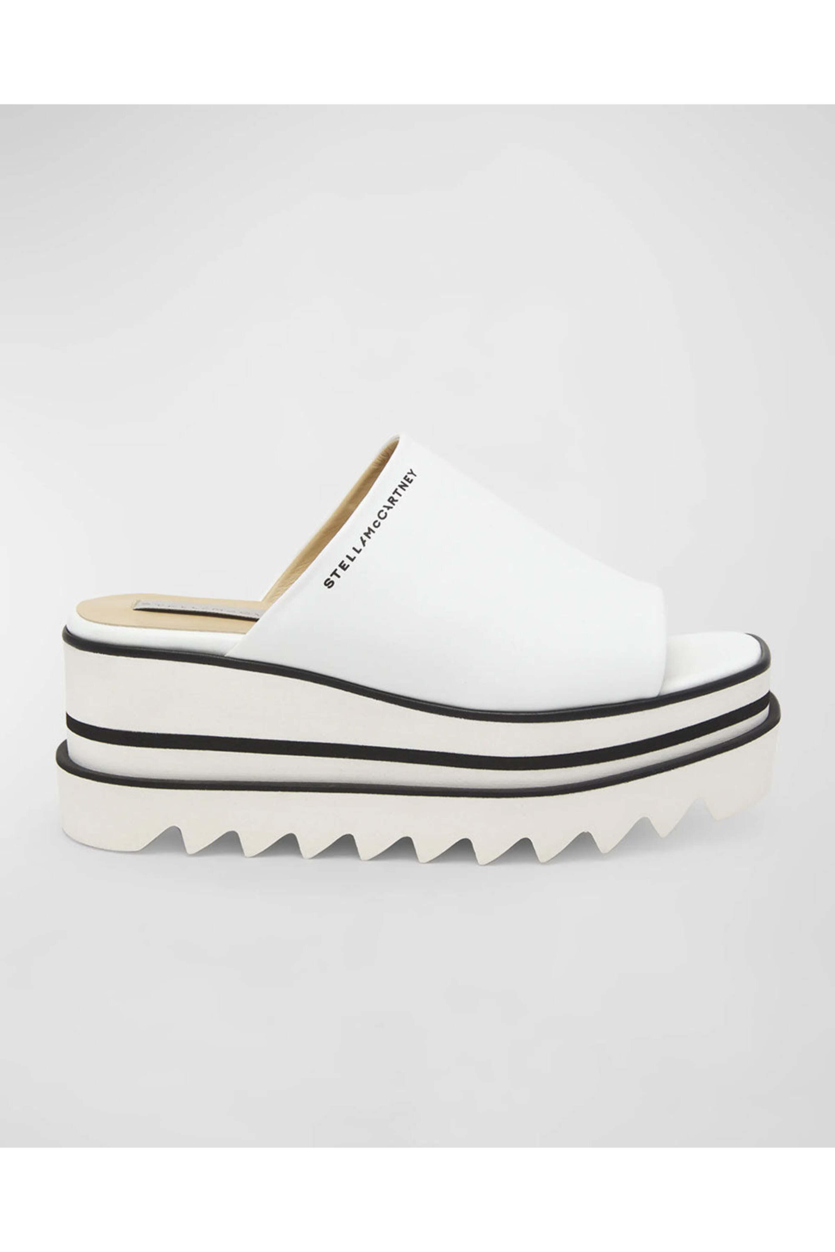Stella McCartney - Sneakelyse Eco Alter Mat Platform Slide in White