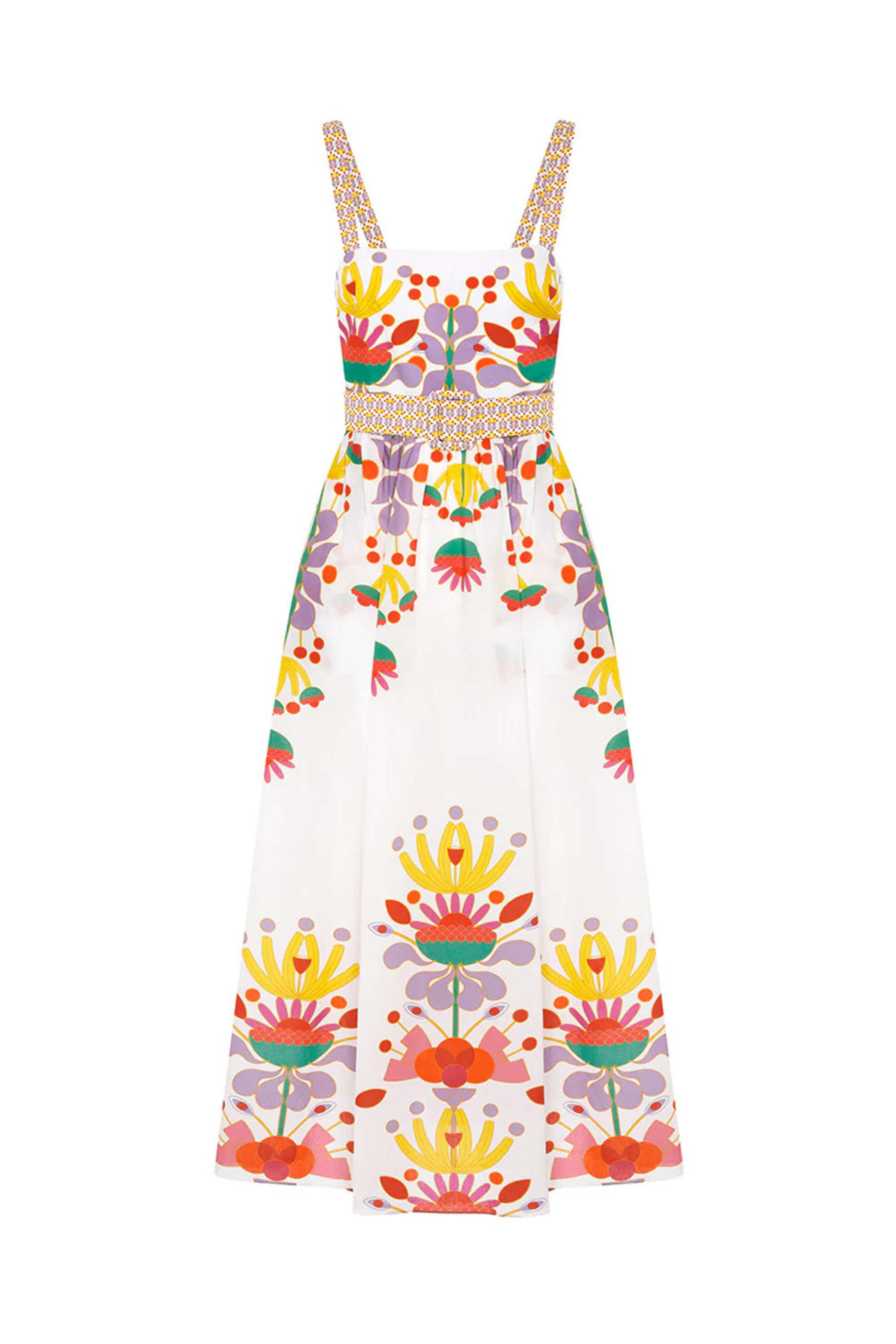 Borgo De Nor - Avatar White Ninet Midi Dress