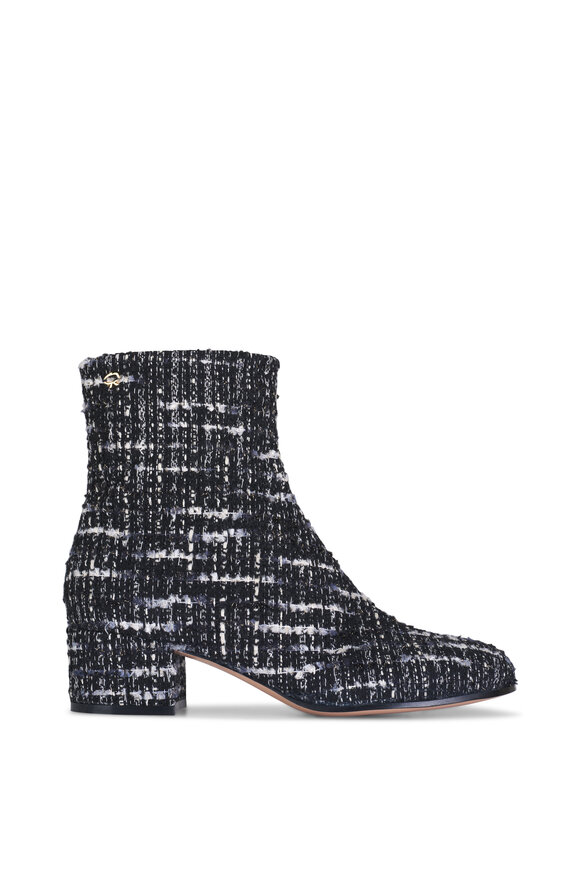 Gianvito Rossi - Joelle Boucle Black Boot, 45mm 