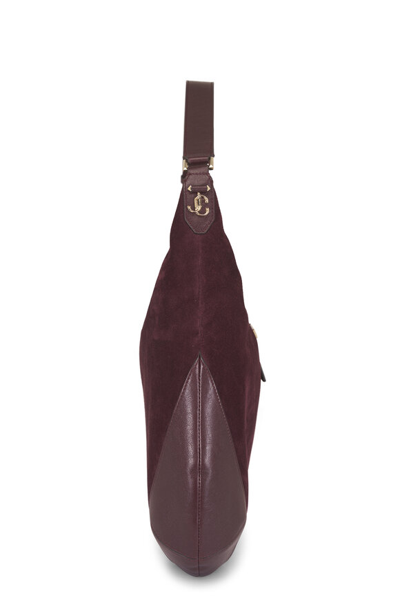 Jimmy Choo Medium Bar Suede Hobo - view 3