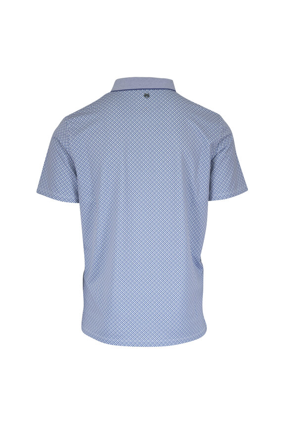 Greyson - Ponderous Wolf White & Blue Polo | Mitchell Stores