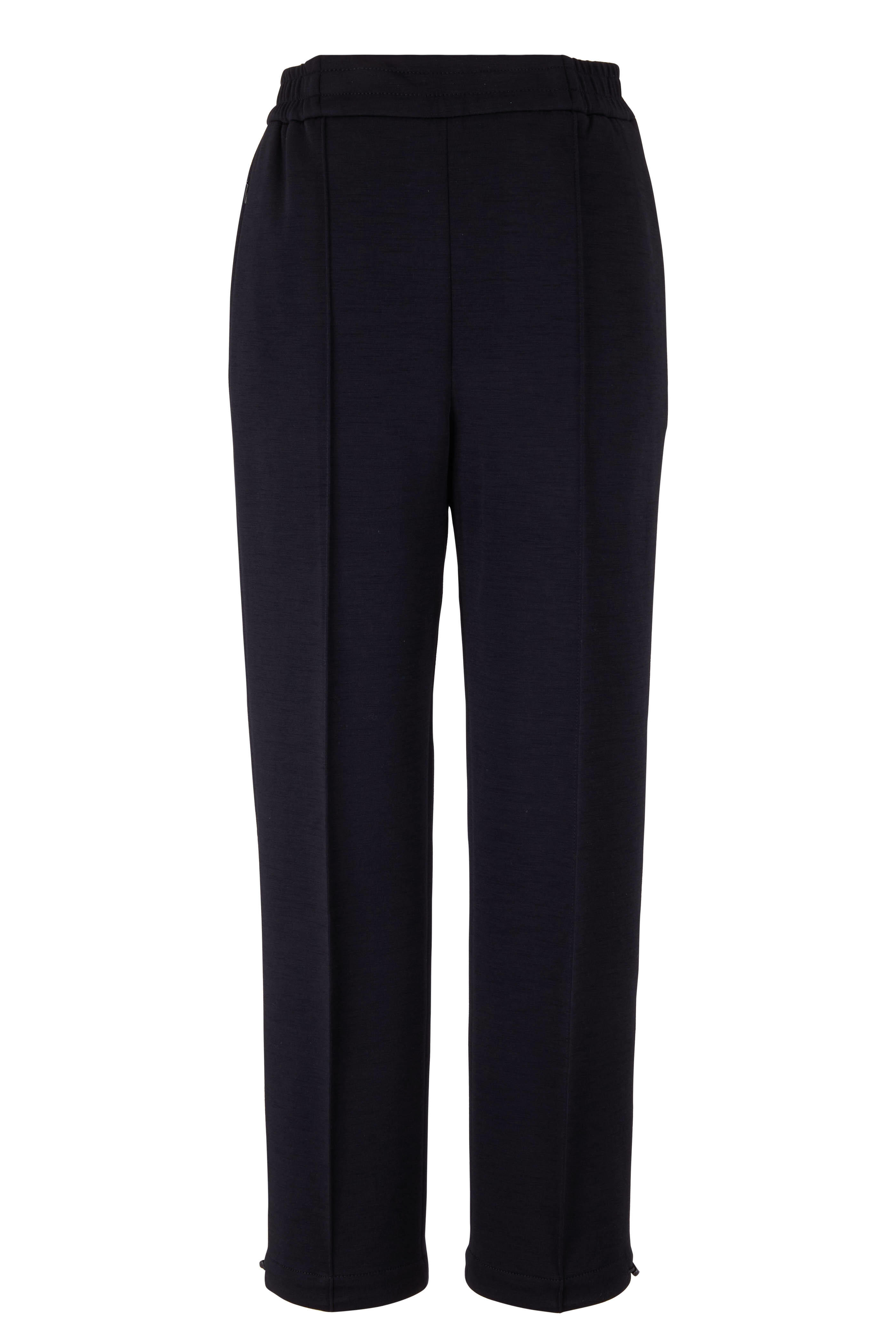 Akris Punto - Floris Black Side Zip Pant