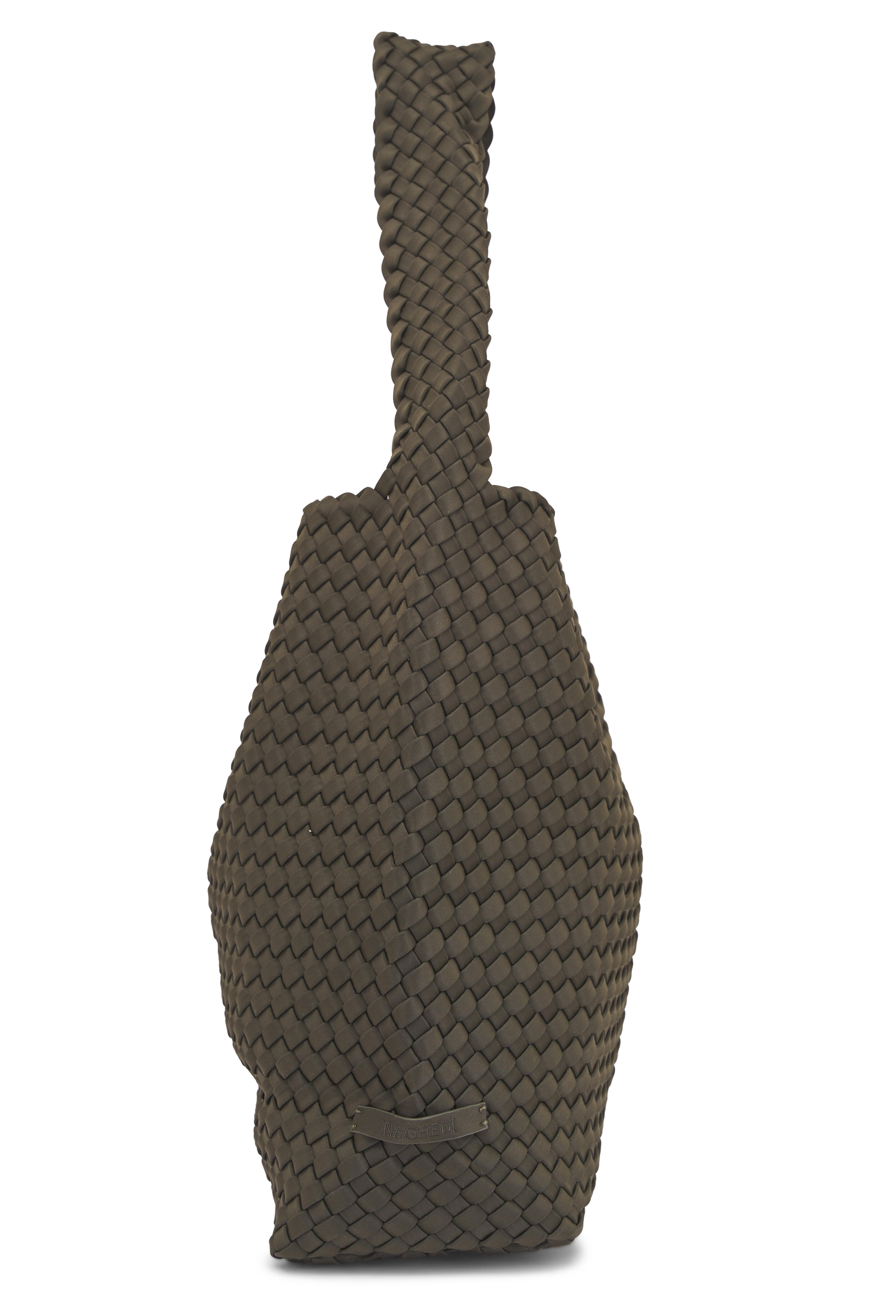 Naghedi - Medium Nomad Olive Woven Hobo