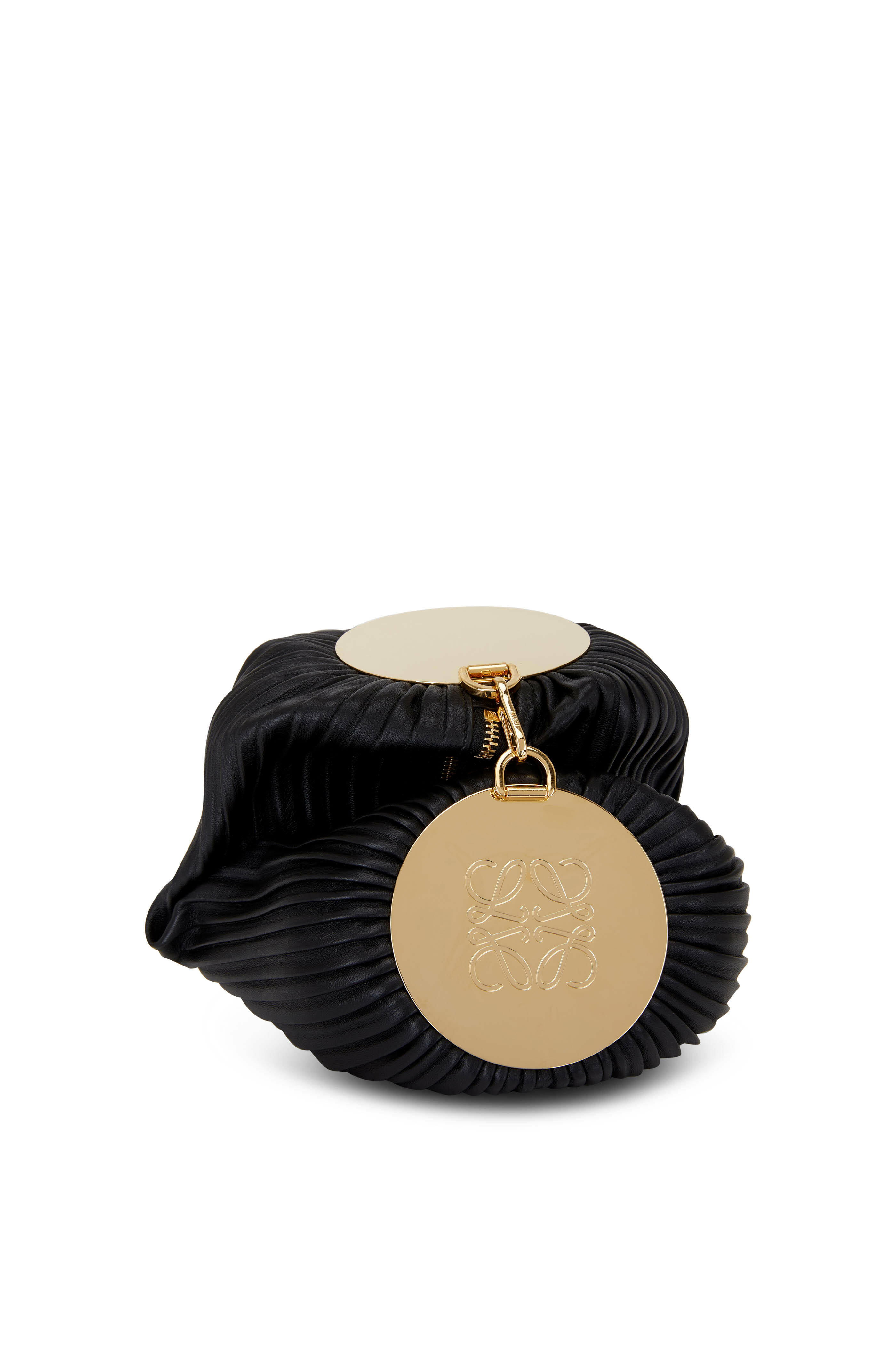 Loewe - Bracelet Black Leather Pouch Bag | Mitchell Stores