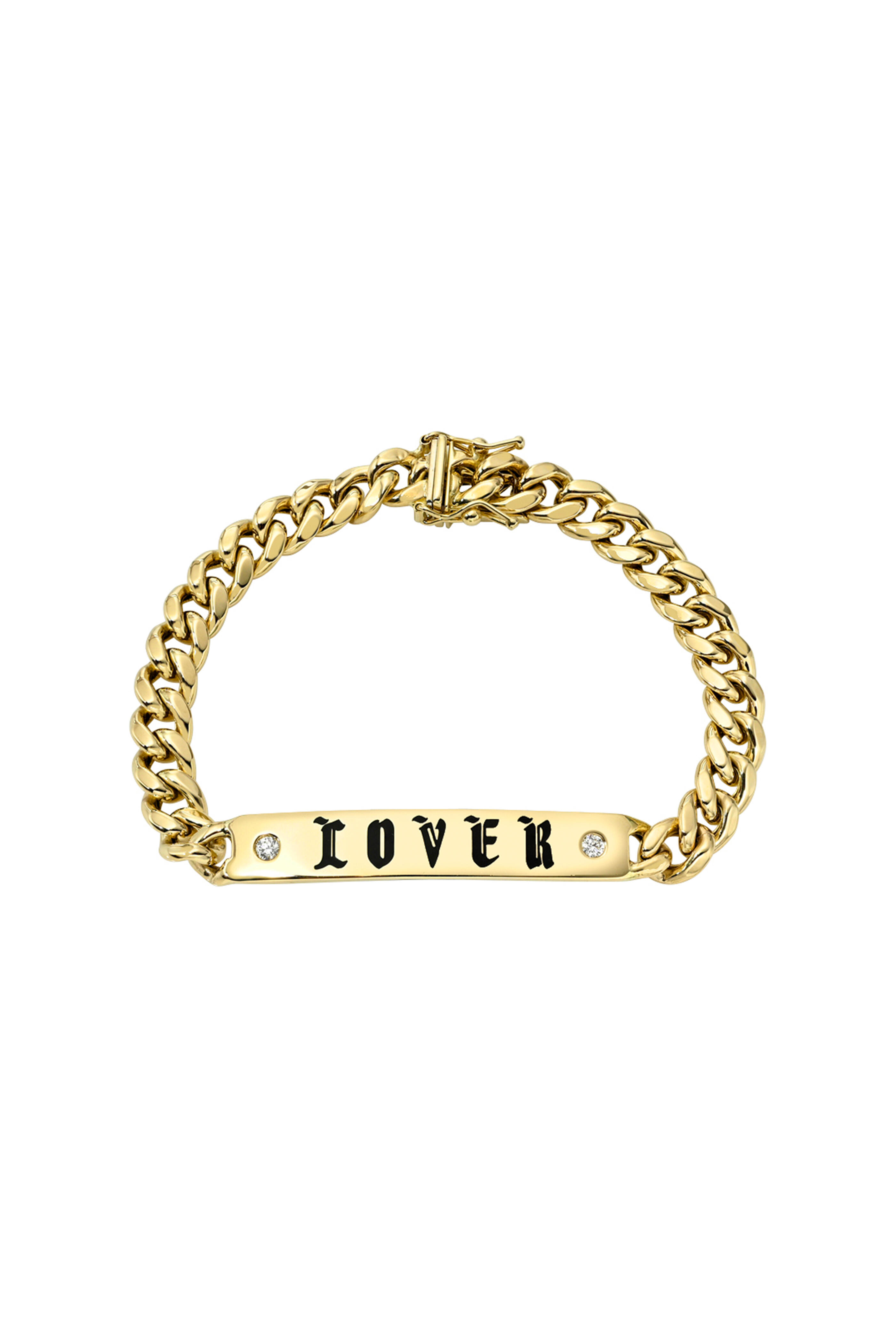 Dru - 14k Yellow Gold Lover ID Bracelet