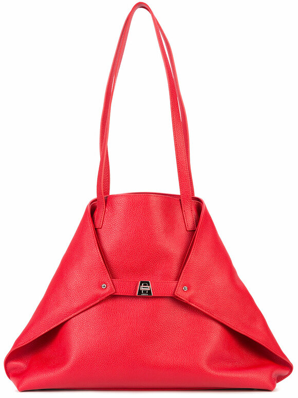 Akris - Ai Candy Red Soft Leather Medium Tote