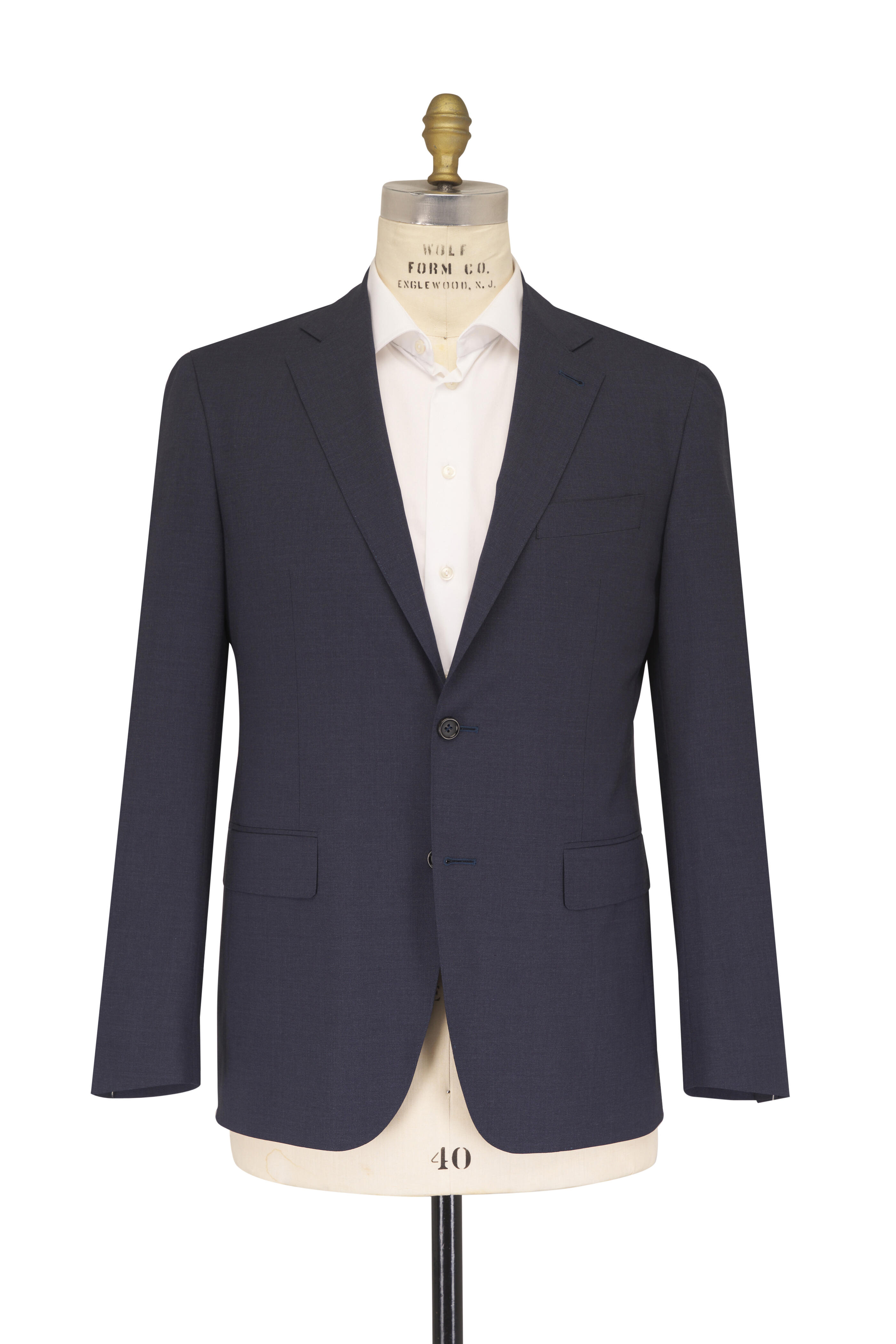 Canali - Navy Blue Wool Preformance Suit