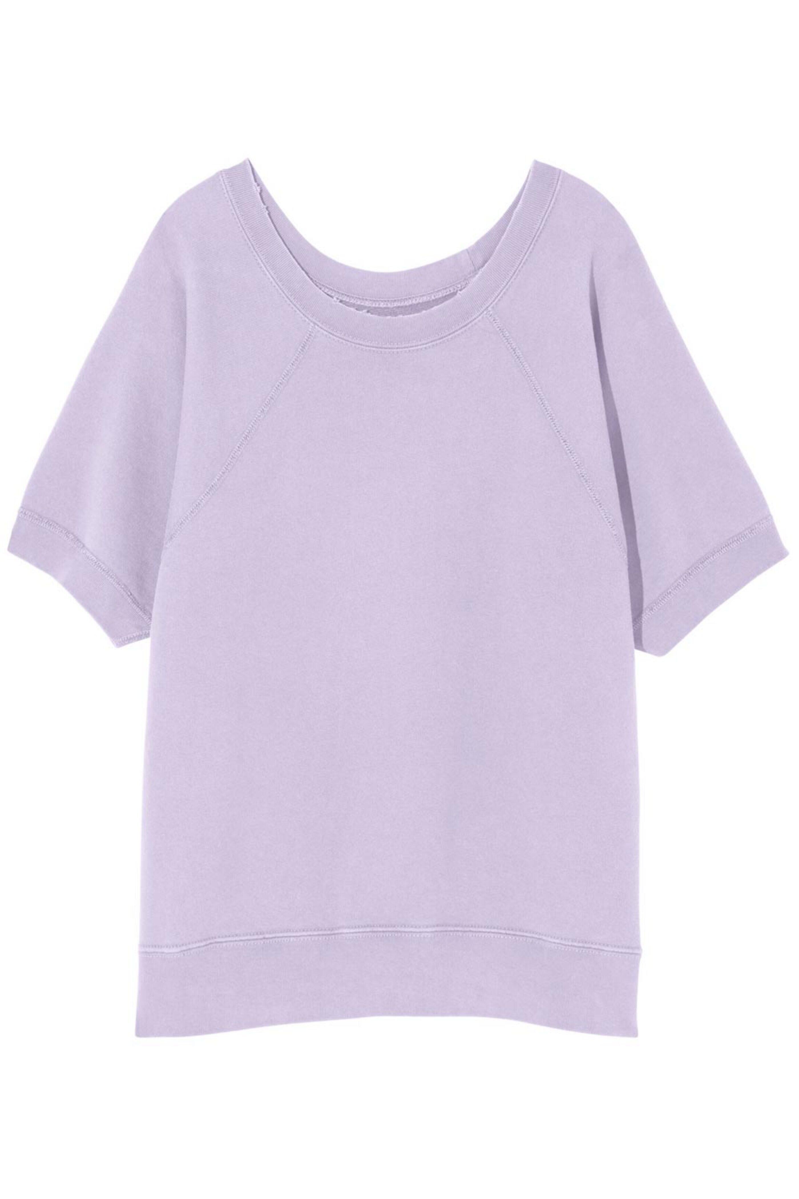 Nili Lotan - Lavender Short Sleeve Ciara Sweatshirt