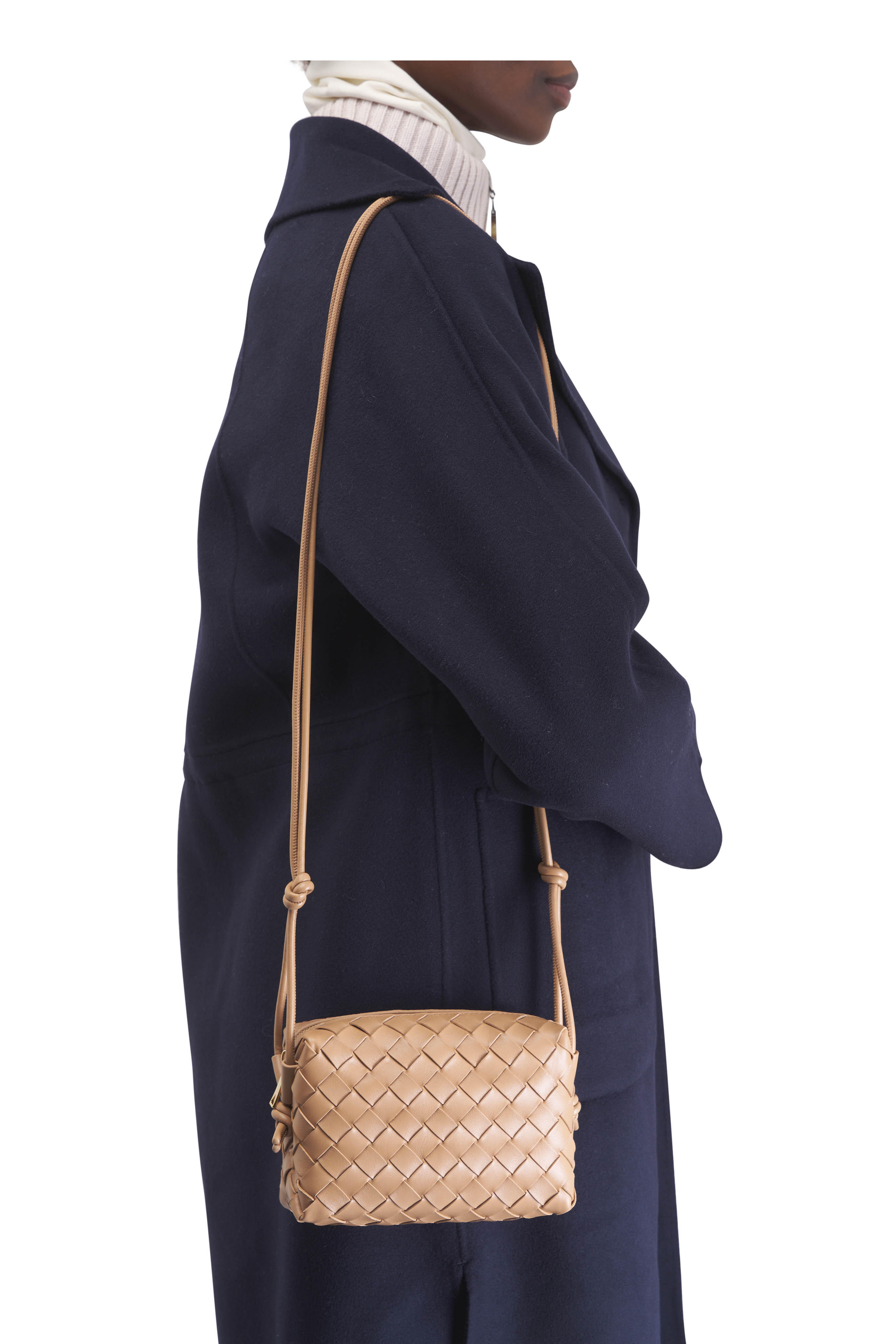 Bottega Veneta - Mini Loop Biscuit Intrecciato Leather Bag