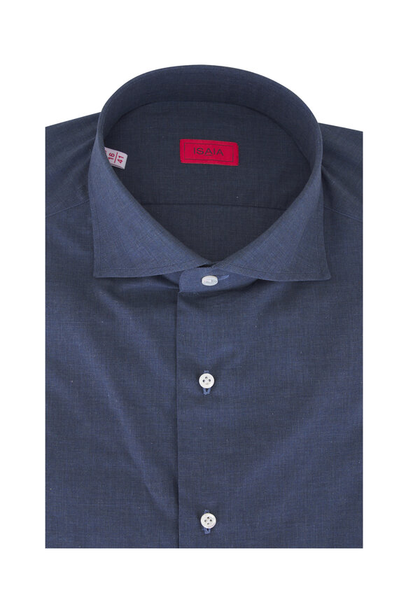 Brunello Cucinelli - Purple Wide Striped Slim Fit Dress Shirt
