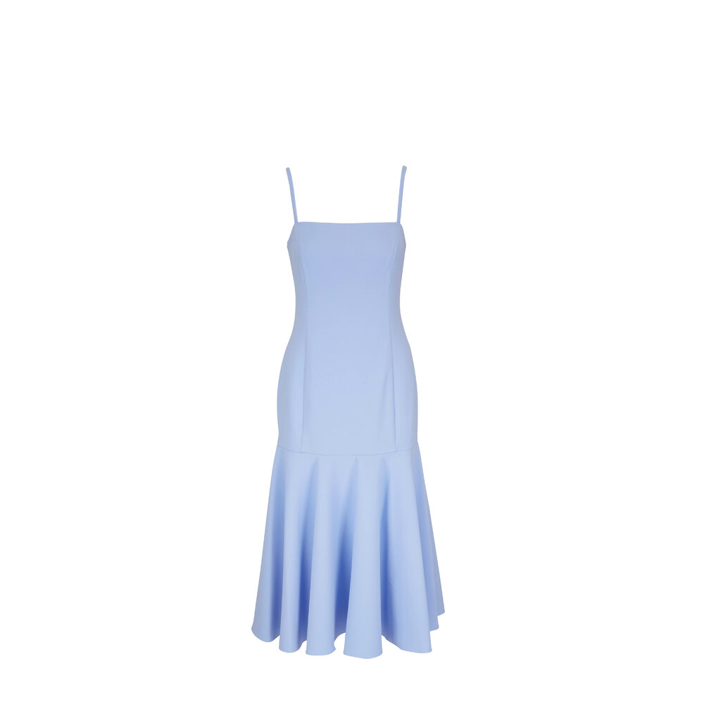 Carolina Herrera - Spaghetti Strap Drop Waist Midi Dress