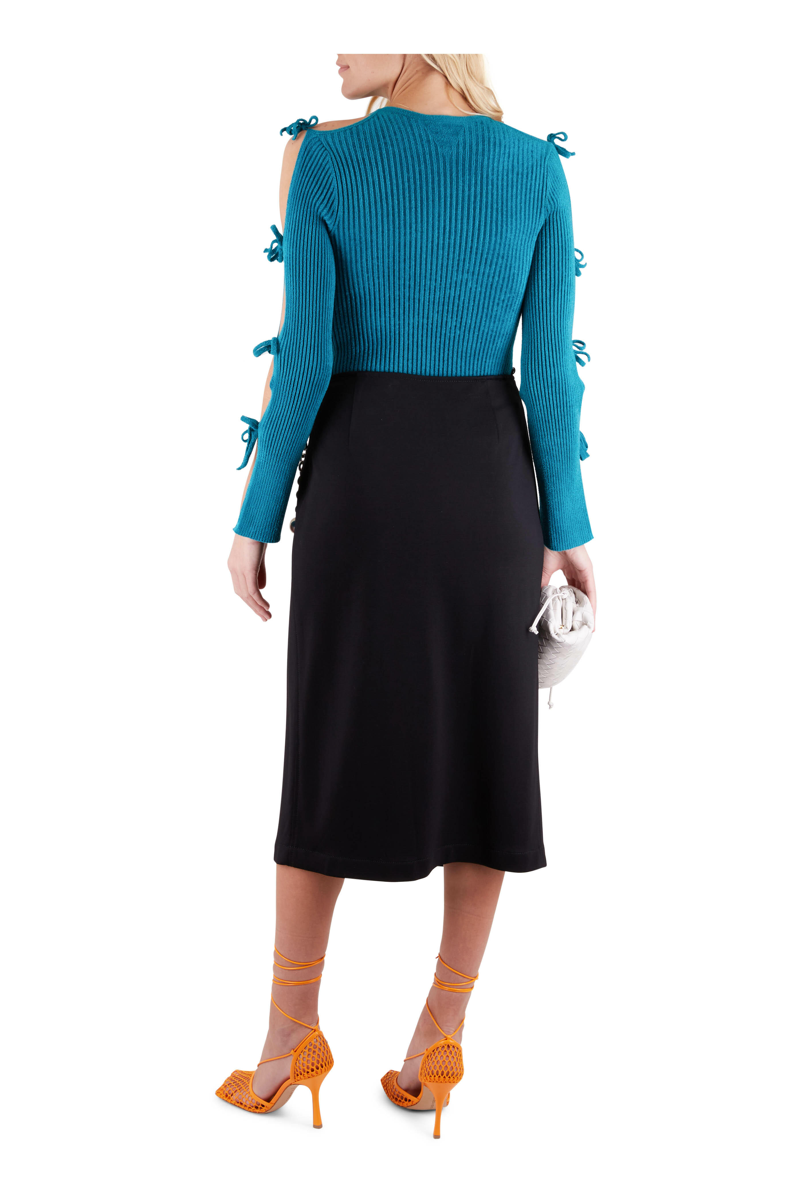Bottega Veneta - Teal Lightweight Uniform Sweater