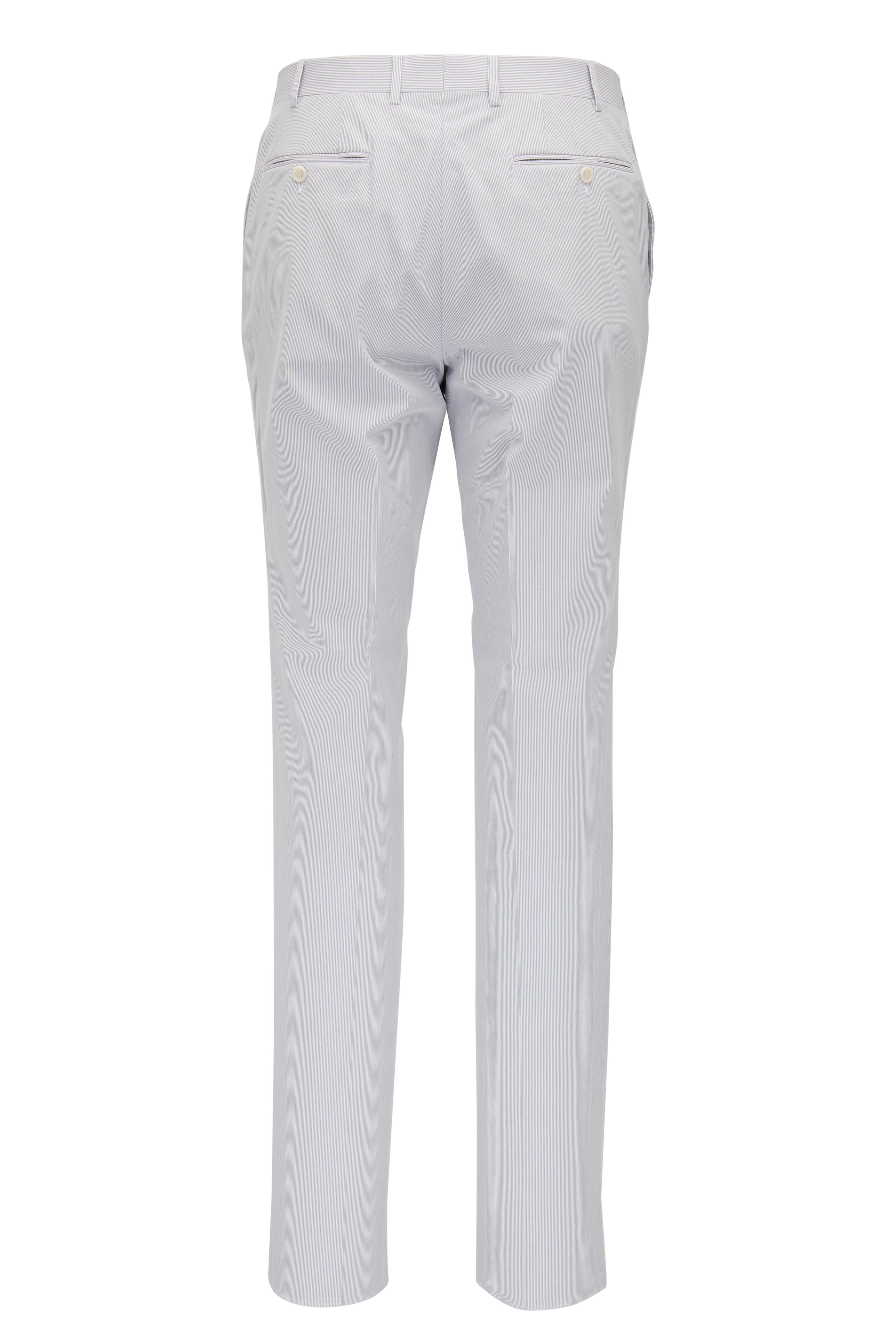 Canali - Light Blue Seersucker Pant | Mitchell Stores