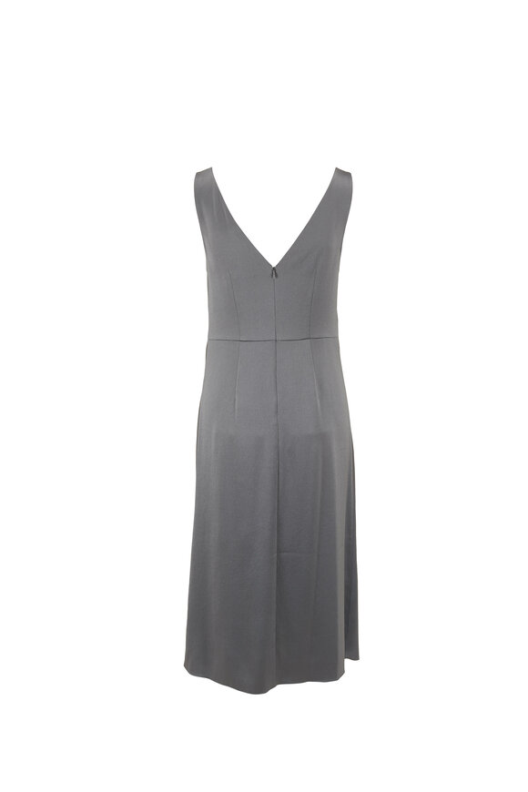 Vince - Patina Hammered Silk Sleeveless Dress