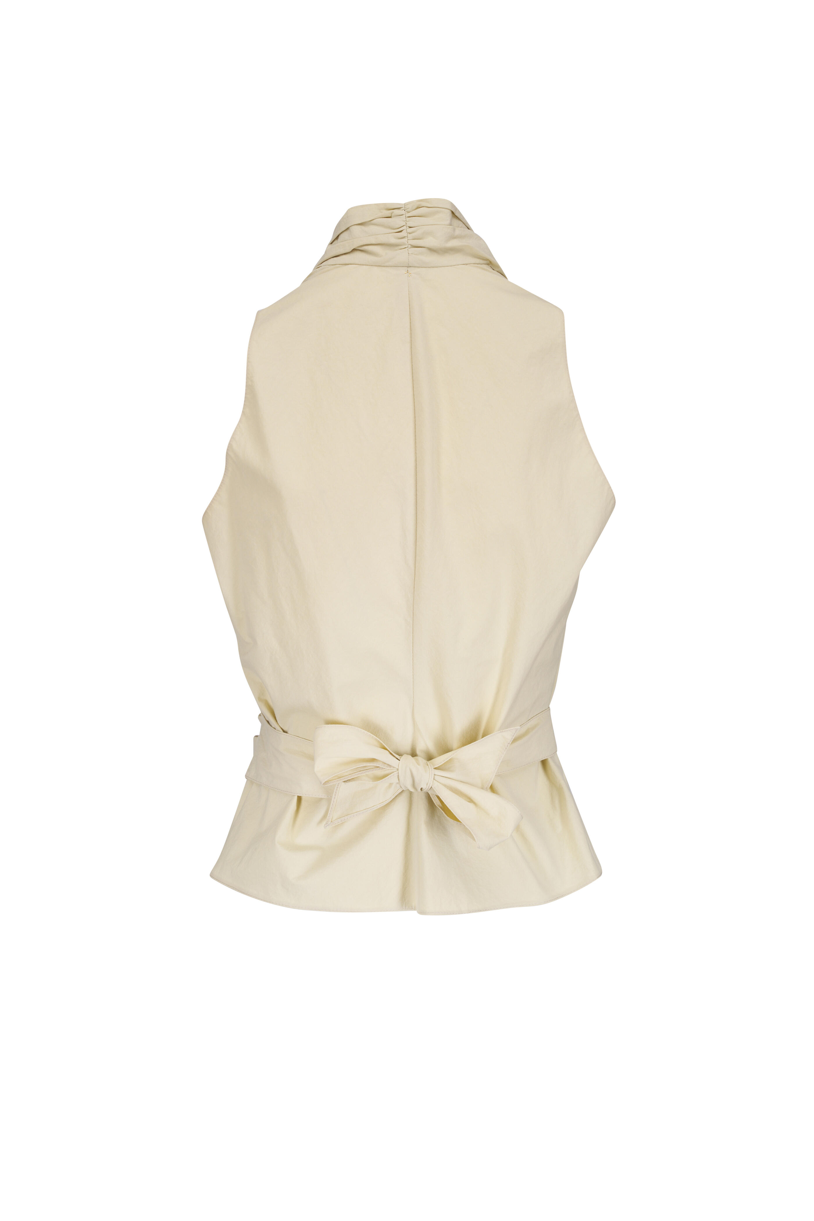 【miandmou】cotton vest blouse 【4L】ミーアンドモウ Wing Collar Vest by Mieko Mintz (Cotton Vest) | Artful Home