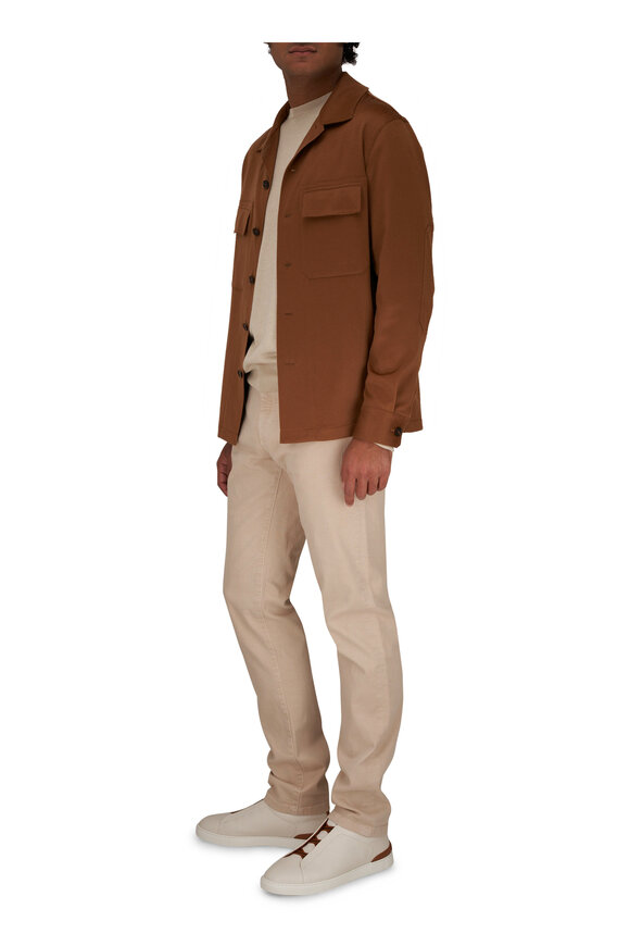 Zegna - Vicuna Brown Cashmere Overshirt