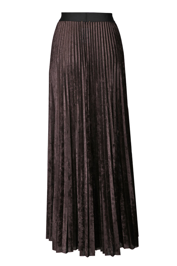 Forte Forte Fondant Flocked Tulle Plisse' Midi Skirt - view 2