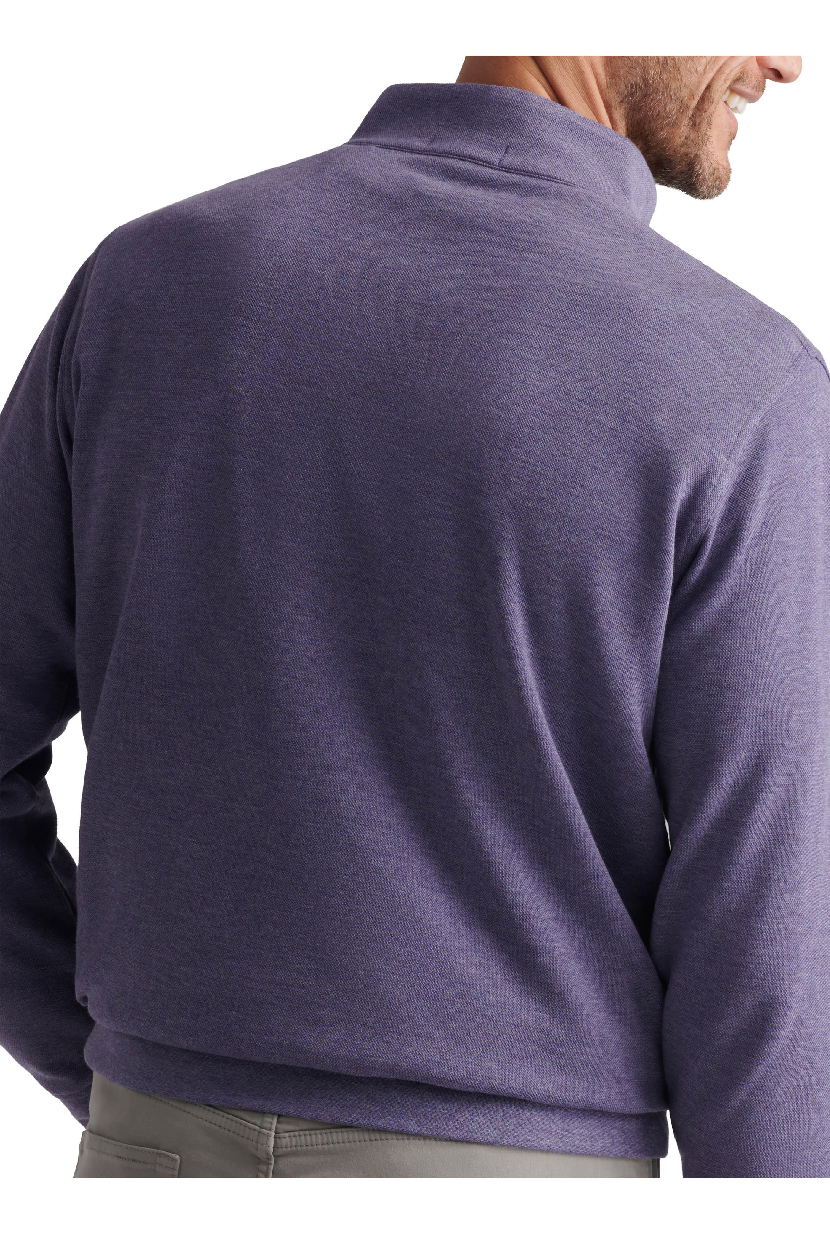 Peter Millar - Crown Comfort Purple Cotton Pullover - view 3
