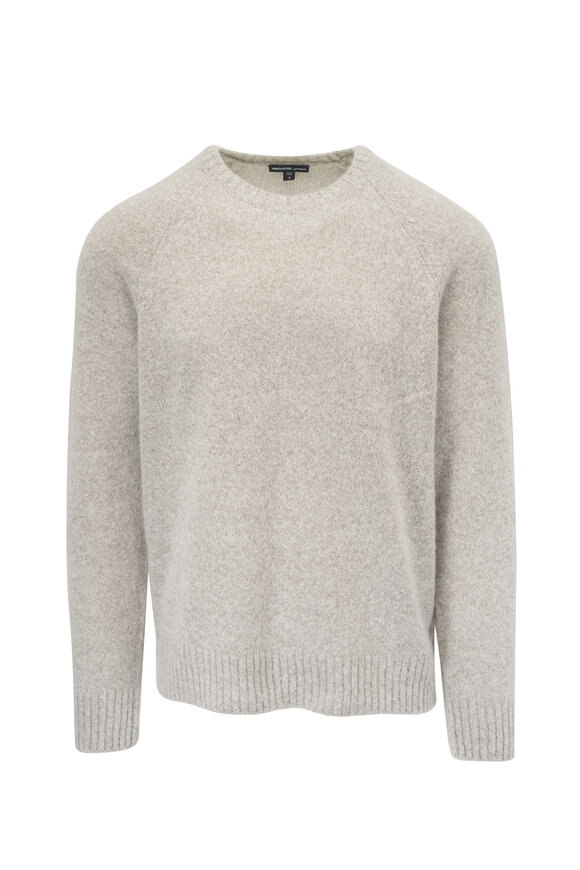 James Perse Hazel Textured Cashmere Crewneck Sweater