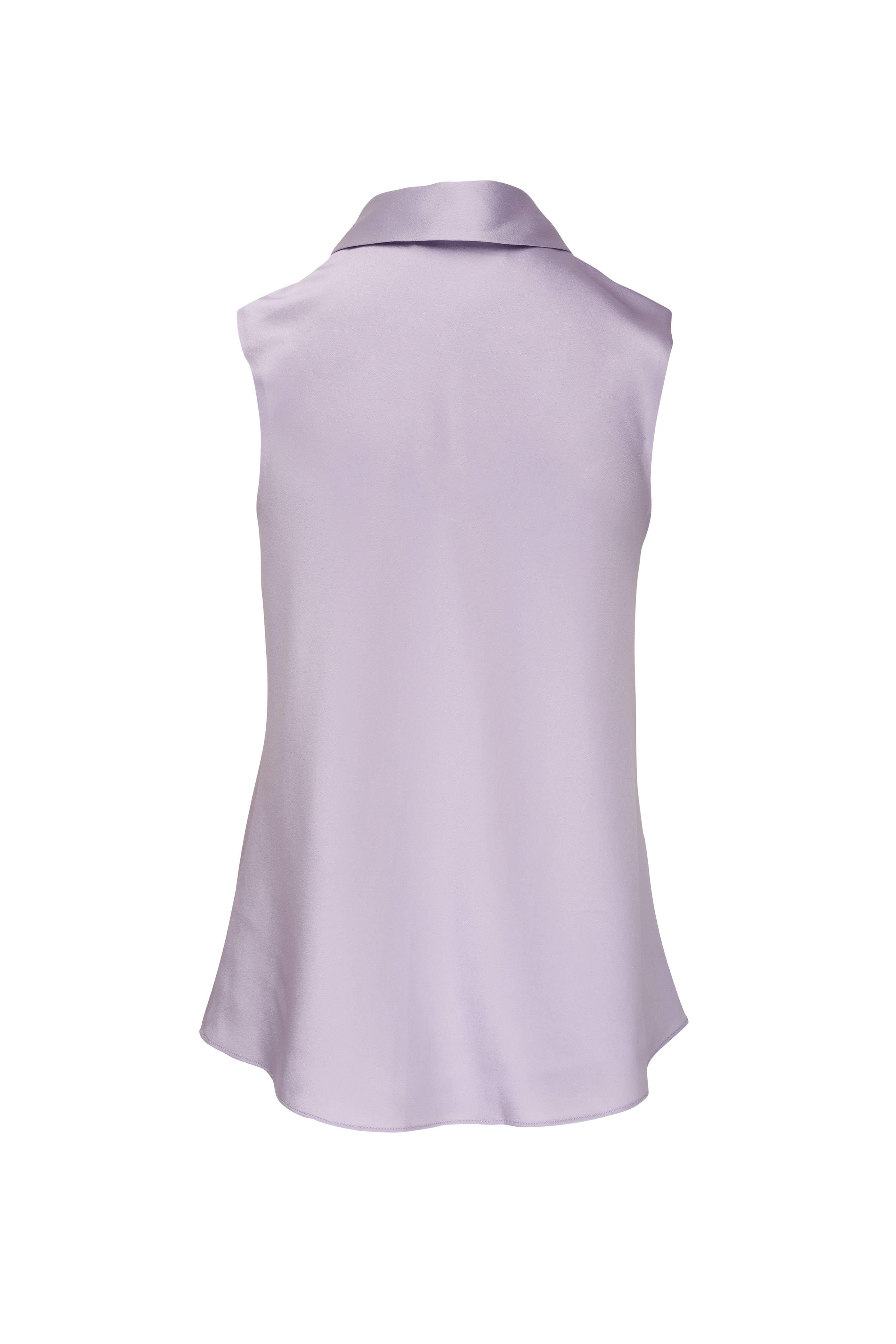 Vince - Wisteria Silk Sleeveless Bias Shirt | Mitchell Stores