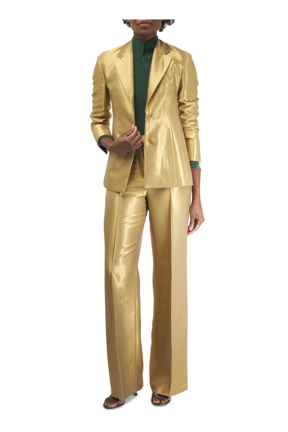 Akris - Fior Gold Wide Leg Pant