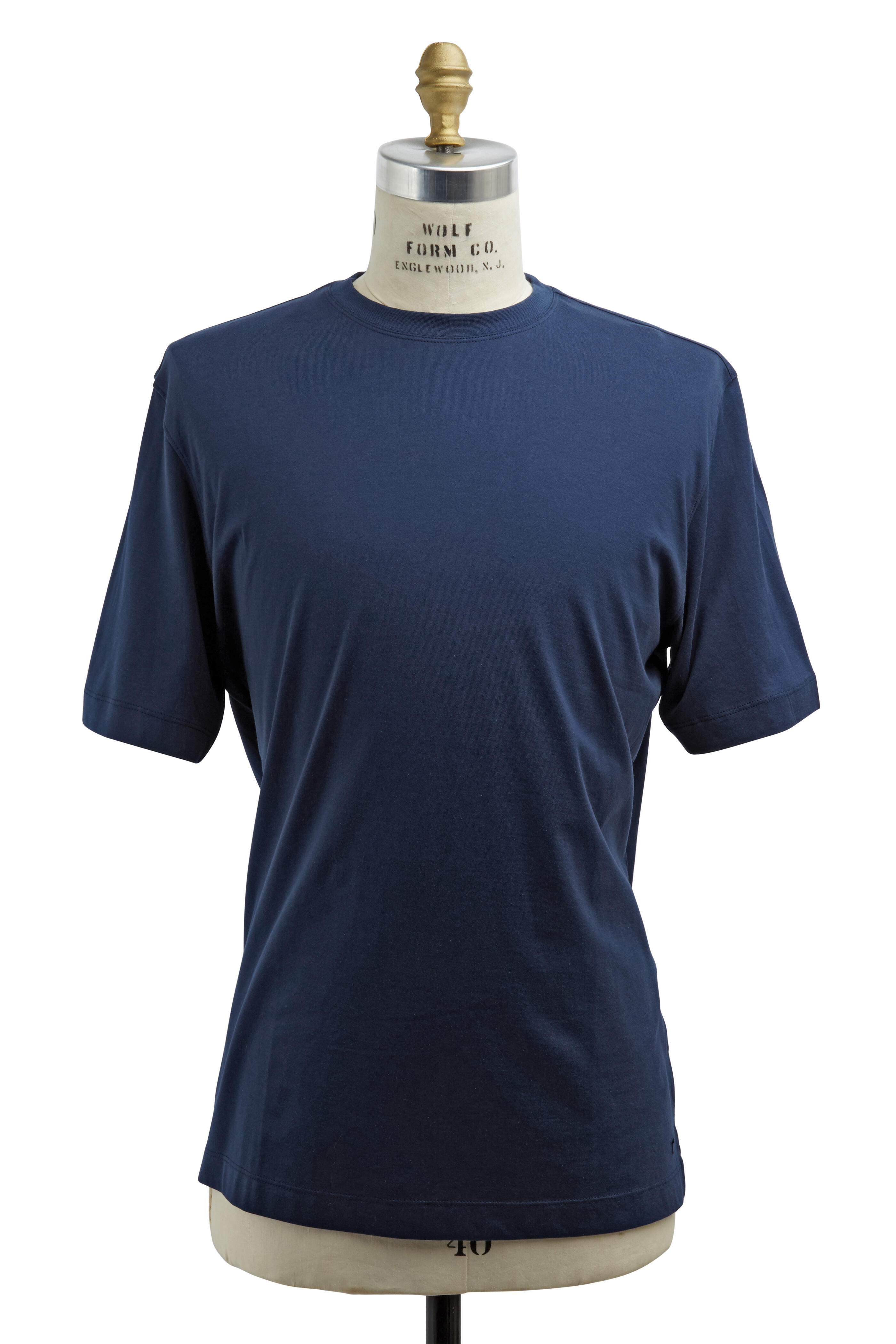 Left Coast Tee - Navy Blue Cotton T-Shirt