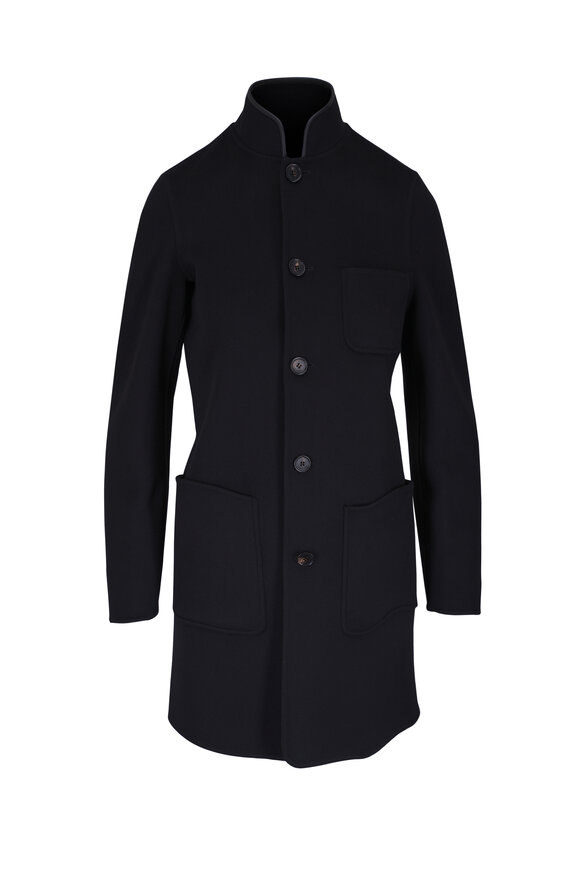 Loro Piana Spagna Black Long Baby Cashmere Coat
