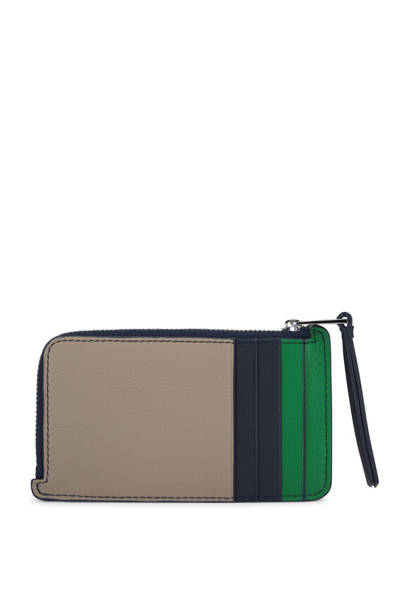 Loewe - Puzzle Sand & Tropical Green Coin Cardholder