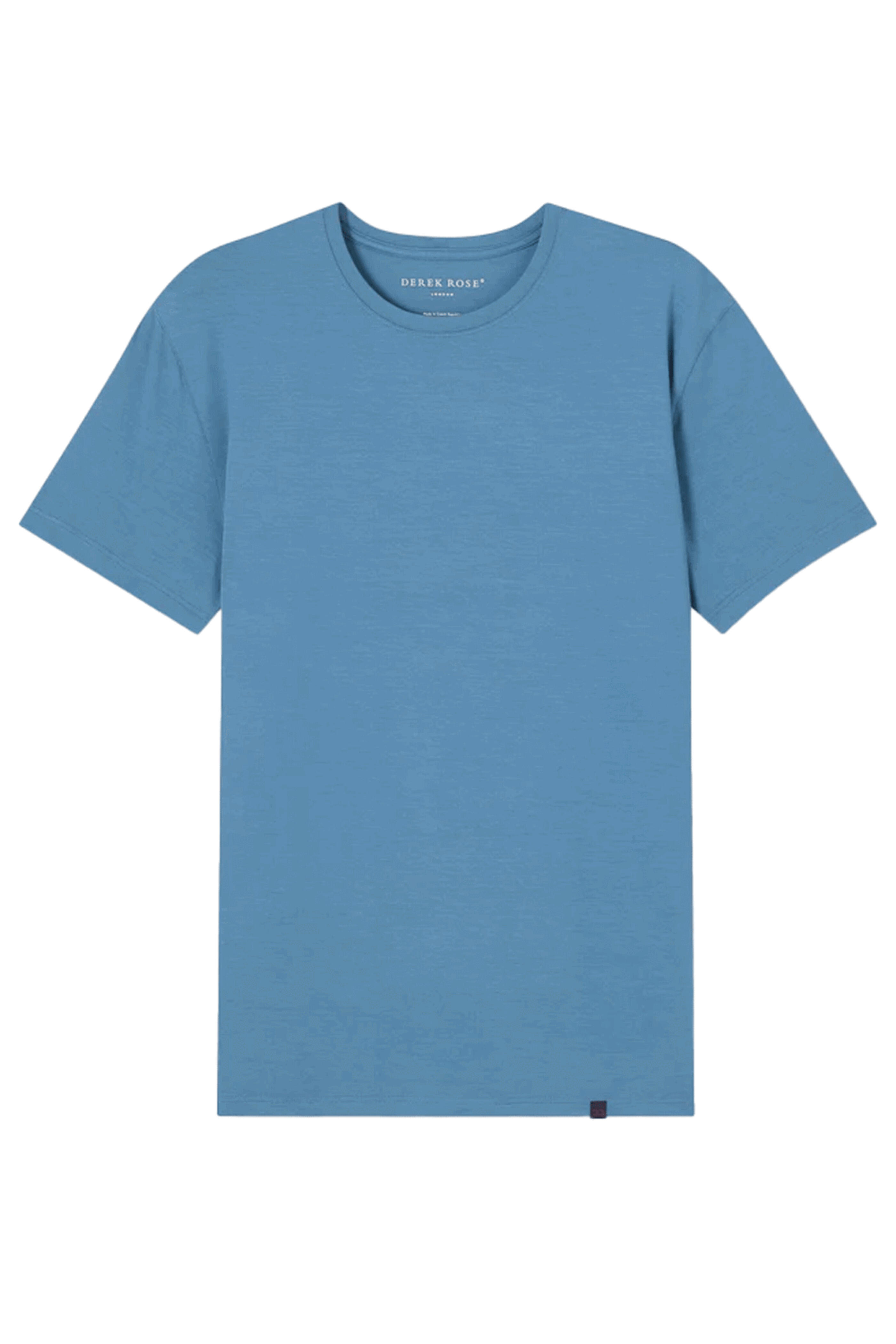 Derek Rose - Basel Blue Short Sleeve Shirt