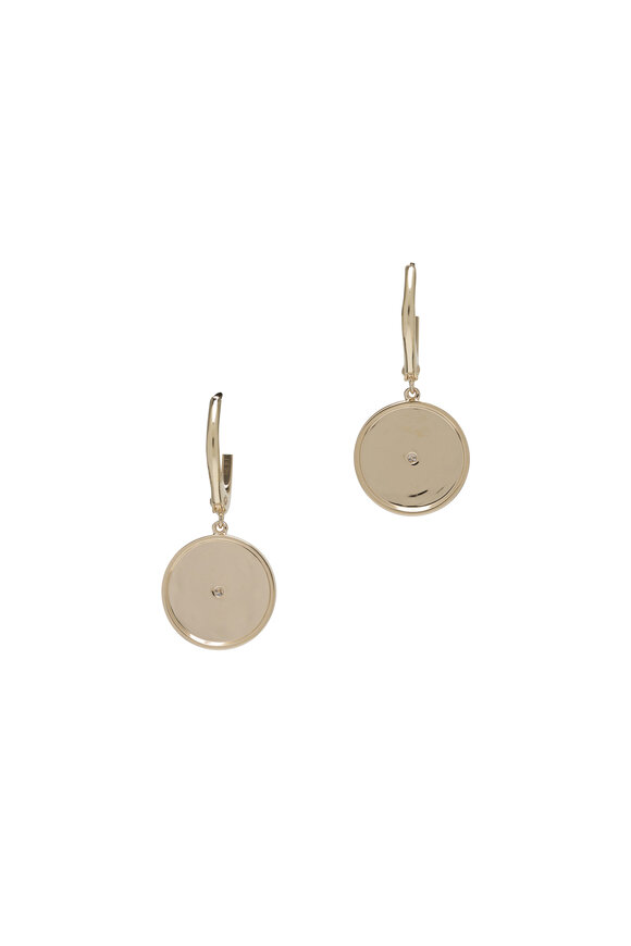 Kai Linz - Radiant Diamond Disc Drop Earrings