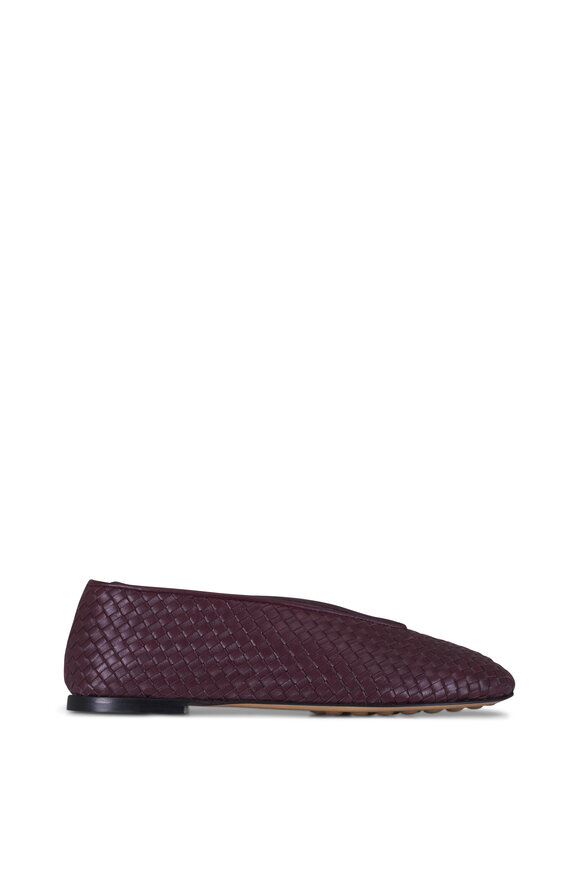 Bottega Veneta Rosa Deep Mahogany Ballerina Flat - view 3