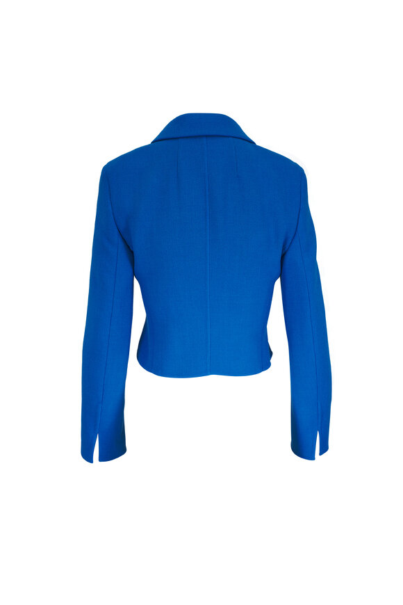 Akris Helios Twilight Wool Slim Short Jacket - view 3