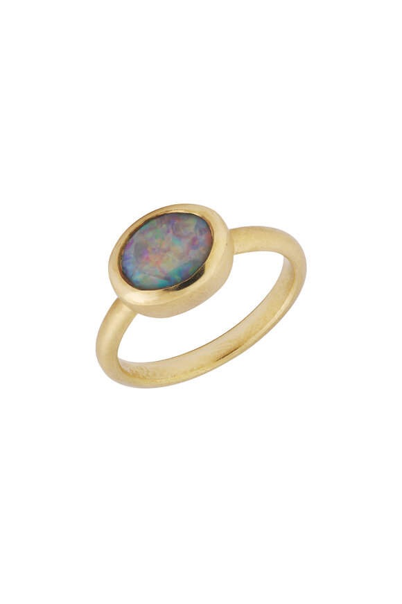 Irene Neuwirth 18k Yellow Gold Opal Ring
