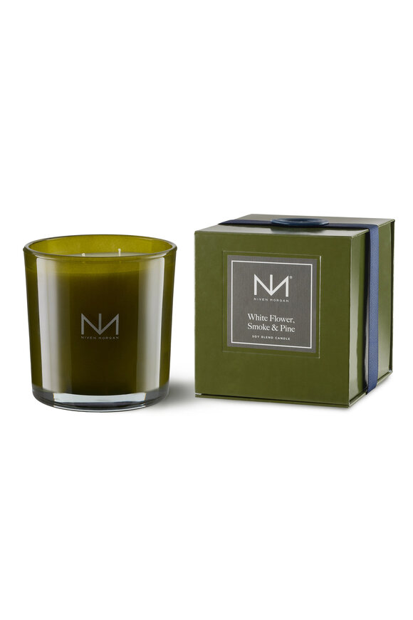Niven Morgan White Flower, Smoke, & Pine Candle - view 1