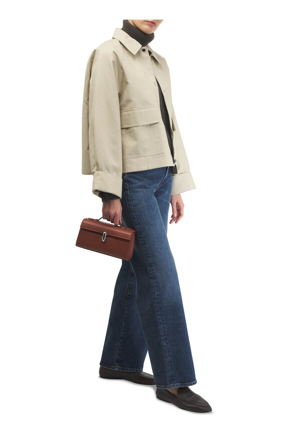 Totême - Sand Cotton Cropped Jacket 