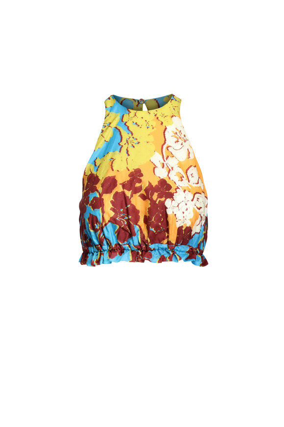 Alémais Splice Printed Cropped Tank